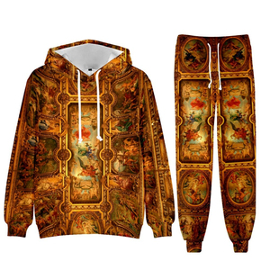 Sudadera con Capucha de Invierno para Hombre, Personalizada, de Algodón Grueso, con Forro Polar 3D, Diseño Sólido, de Secado Rápido, Transpirable, con Pedrería - Product Image 1