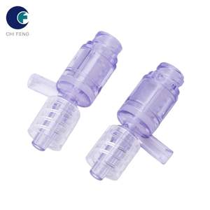 Plástico moldeado por inyección de conector sin aguja transparente de alta seguridad para centros quirúrgicos - Product Image 3