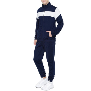 Manufacturer Custom Winter Hooded Solid Full Zip Lightweight Sportswear Tech Men's Fleece Tracksuits <b>Sleeve</b> Pocket Breathable - Product Image 1