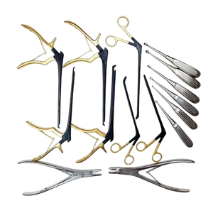 Juego de Curetas Óseas Kerrison Rongeur de 15 Piezas, Reutilizables, Manuales, con Certificación CE, de Acero Inoxidable, Instrumentos Quirúrgicos Ortopédicos para Columna Vertebral - Product Image 2