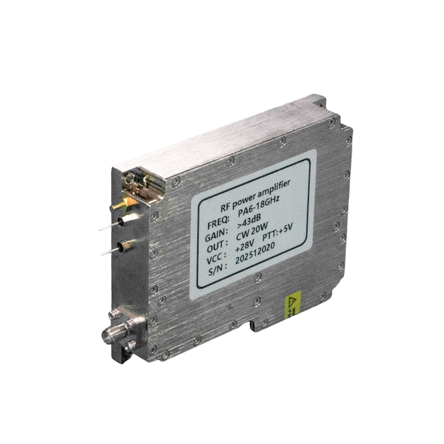 Customized Lora GaN RF Power Amplifier 6G-18GHz 20W RF Amplifiers Module Signal RF Booster Module for Wireless Communication