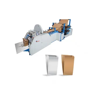Indian Supplier Paper Bag Making Machines V Bottom Paper Bag Machine With Inline Printing Servo Model
