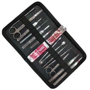 14 Pièces Kits Chirurgicaux Avancés Avec Pince À Épiler Poignée De Scalpel Kit Piratique Chirurgical Pour Salle De Chirurgie - Product Image 4