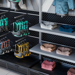 Vải hiển thị giá cho các cửa hàng thể thao tùy chỉnh cửa hàng đầy đủ với dịch vụ thiết kế nội thất 3D - Product Image 3