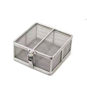 Nhiệt Độ Cao Chịu Mài Mòn 304 316 310S Thép Không Gỉ Kim Loại Dây Lưới Giỏ Khử Trùng Khử Trùng Lọc Giỏ - Product Image 5