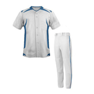 Ensemble d'uniformes de baseball avec logo personnalisé, maillot et pantalon de baseball d'équipe, polyester à séchage rapide - Product Image 1
