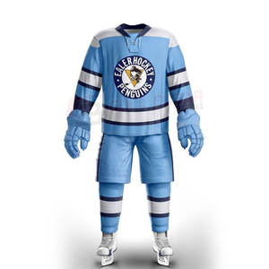 Maillot et short durables pour hockey sur glace avec design d'équipe personnalisé - Product Image 5