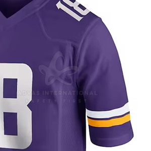 Maillot de football américain sur mesure pour homme, robuste, respirant, manches courtes, 100% polyester, kits toutes saisons, Pakistan - Product Image 5