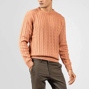 Pull en molleton de coton de haute qualité pour homme, logo imprimé personnalisé, col rond, pull pour homme - Product Image 5