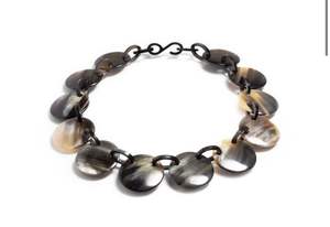 Increíble estilo de flor pulida, collar de cuerno de Búfalo, juego de pendientes con tamaño personalizado, forma Natural impermeable para regalo de boda - Product Image 2