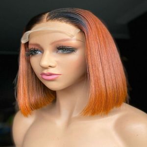 Mejor Precio de Fábrica, Cabello Humano Virgen Vietnamita, Liso, Bob, 13x4, Frente de Encaje, 180% de Densidad, Longitud Corta para Mujeres Negras, Proveedor - Product Image 3