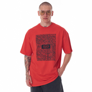 Camiseta de algodón en blanco para hombre con diseño OEM, camiseta de gran tamaño con diseño de hombros caídos, camisetas con estampado de calidad personalizada - Product Image 4