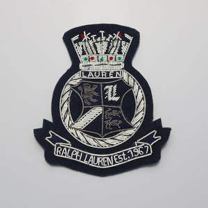 Écusson brodé en fil d'or OEM, badge en fil de bullion, broderie à la main, travail d'or, nouveau design, badge en bullion, dernier modèle - Product Image 3