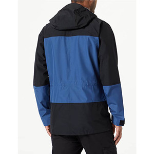 Cliente profesional Chaquetas largas impermeables al aire libre Hombres Capa de lluvia Chaqueta de carcasa dura de alta calidad - Product Image 4