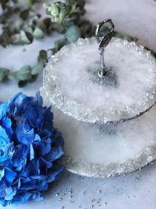 ROUND HANDMADE DIY 3 Tier Round Shape Fruit Tray Epoxy Mold Tea Tray Table Silicone Mold for Resin Arts - Product Image 5