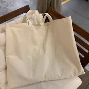 Premium Eco-Friendly Cotton <b>Canvas</b> Tote <b>Bag</b> <b>Large</b> Capacity Custom Logo Striped Fashionable Shoulder Strap for Grocery Shopping - Product Image 1