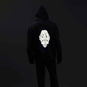 Vente en gros sur mesure Survêtement en polaire lourde pour hommes, costume de jogging en coton imprimé avec logo surdimensionné pour l'hiver, grande taille basse - Product Image 6