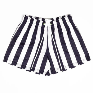 Short en maille double couche couleur avec logo personnalisé Short en maille vierge doublé été avec impression par sublimation sur toute la surface Short en maille pour hommes - Product Image 4