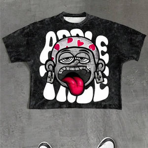 เสื้อยืดผู้ชายทรงบ็อกซี่ คอโอ ผ้าฝ้าย 100% คุณภาพสูง ระบายอากาศได้ดี แห้งเร็ว เป็นมิตรกับสิ่งแวดล้อม รับสกรีนโลโก้ จากผู้ผลิตชั้นนำ - Product Image 4