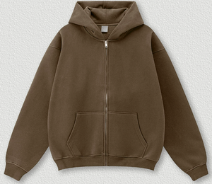 Fabricants de sweats à capuche à fermeture éclair intégrale pour hommes, de haute qualité, personnalisés, en gros, avec impression et broderie, pour vêtements personnalisés - Product Image 2