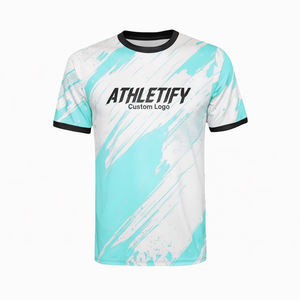 Camiseta de Fútbol de Alta Calidad, Ropa Deportiva Cómoda con Logotipo y Números del Equipo, Perfecta para Entrenamiento y Rendimiento en el Día del Partido. - Product Image 1