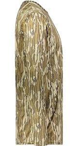 Caza Bottomland patrón camiseta diseño de camuflaje manga larga 100% algodón senderismo desierto Vintage desgaste camuflaje Bottomland camisetas - Product Image 5