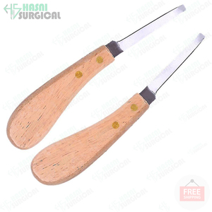 Último diseño de fábrica, precio de venta al por mayor, cuchillo de pezuña de caballo con mango de madera - Product Image 6