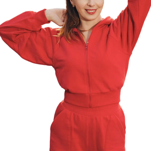 Custom <b>Zip</b> <b>up</b> <b>Hoodie</b> and Jogger Sweat Pant Set Cotton Acid Washed Sweatsuit Distressed Applique Embroidery Tracksuit for Men - Product Image 4