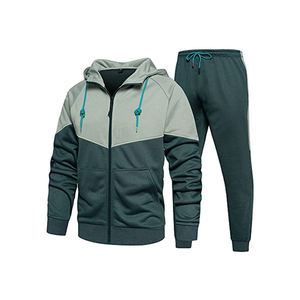 Ensemble de survêtement d'hiver de haute qualité pour homme, coupe classique, sweat-shirt à cordon de serrage et pantalon de survêtement, deux pièces - Product Image 6