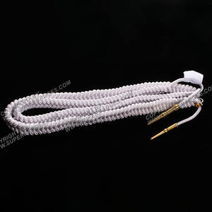 Hilo de cintas de seda Aiguillette de calidad superior para cordones de citación ceremonial, uniformes de miembros del personal, accesorio con patrón de logotipo - Product Image 4