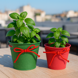 Jardinière vintage en métal galvanisé avec accent de corde rustique Décor de ferme élégant pour plantes d'intérieur et d'extérieur, herbes et fleurs - Product Image 1