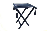 Plateau rectangulaire classique élégant traditionnel de la famille royale, porte-plaque de table en velours bleu de luxe, plateau de table de haute qualité