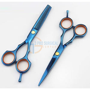 Juego de tijeras de peluquero profesional de Color personalizado 3PRO, herramienta de corte de pelo de alta calidad con punta de hoja afilada, tamaños básicos disponibles - Product Image 4