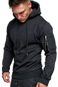 Hommes unisexe sweats à capuche 100% coton épais polaire poids lourd surdimensionné respirant séchage rapide hiver broderie personnalisée - Product Image 3