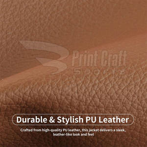 Veste en cuir pour homme respirante à étiquette privée, utilisation en extérieur, veste en cuir légère pour homme - Product Image 6