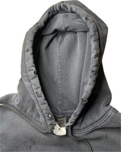 ราคาขายส่ง เสื้อฮู้ดดี้ปักลายสไตล์วินเทจสำหรับผู้ชาย คุณภาพสูง ผลิตจากผ้าฝ้าย 100% รับผลิตตามแบบ OEM - Product Image 3