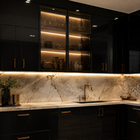 Gabinetes de Cocina Premium Tipo Shaker para Desarrolladores Residenciales, Suministro para Proyectos a Granel, Soluciones Modernas para Gabinetes de Apartamentos