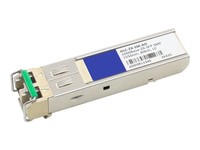 Transceiver Optik Jarak Jauh 1.25G SFP ZX 80km 1550nm Modul LC Single Mode untuk Gigabit Ethernet