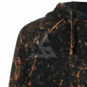 Sudadera con Capucha Personalizada, Estilo Desgastado por el Sol, Estilo Urbano, Corte Holgado, Sudadera con Capucha Lisa, Estilo Holgado, Felpa Francesa Gruesa, Lavado Ácido Vintage - Product Image 6