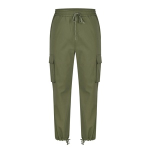 Pantalon Hip Hop décontracté de couleur unie pour hommes Baggy de ski de neige avec taille élastique Pantalon de rue haute pour le ski - Product Image 6