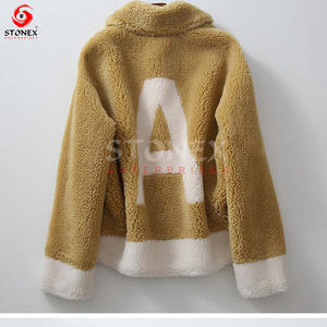 Abrigo de piel Natural de invierno 2023, chaqueta de piel sintética para mujer, prendas de vestir de invierno de lujo recortadas de talla grande para mujer - Product Image 4