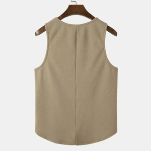 <b>Men's</b> Lightweight Workout Tank Top Popular Casual Gym <b>Vest</b> <b>Stringer</b> with Custom Logo Knitted Design Popular Casual Wear - Product Image 5