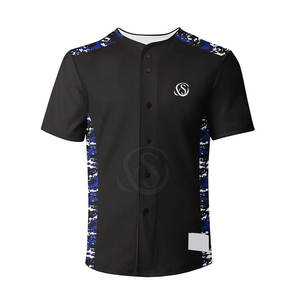 Camiseta de Béisbol para Hombre 2025 - 100% Poliéster Transpirable de Secado Rápido, Colores y Logotipo Personalizables, Mangas Cortas, Hecho en Pakistán - Product Image 1