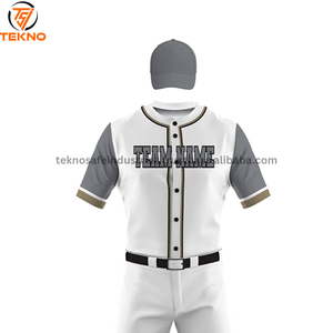 Uniforme de béisbol con logotipo impreso personalizado 2025 para hombre, nuevo diseño, uniforme de béisbol de buena calidad en color sólido, servicio OEM - Product Image 6