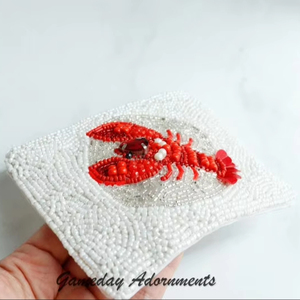 Bolso de mano con cuentas de semillas de estilo bohemio hecho a mano, monedero con cuentas bordadas y logotipo personalizado, tallas de moda para mujer para promociones - Product Image 1