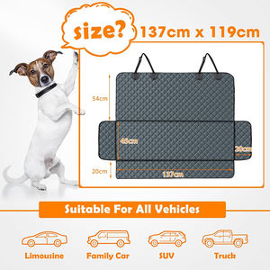 Housse de siège de voiture pour chien, housse de siège de voiture pour chien, imperméable, antidérapante, anti-rayures, housse de siège arrière de voiture pour chiens, lavable, universelle - Product Image 2