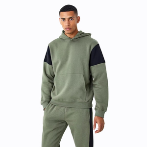 Conjuntos de chándal de dos piezas de forro polar antibacteriano Premium de invierno para hombre, ropa activa al por mayor - Product Image 3