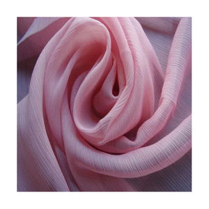 KVR 2024 vente en gros 100% polyester tissu en mousseline de soie indienne pour vêtements et robes - Product Image 2