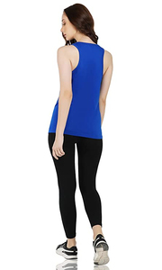 Women's Gym Wear Fashionable Custom <b>Blue</b> Sport Tank <b>Top</b> Latest Style Sexy Sleeveless <b>Top</b> Wholesale Clothing 2025 - Product Image 5