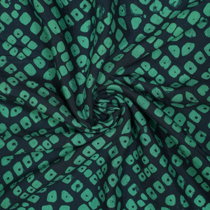 Telas indias con estampado de flores personalizadas negras Algodón Poliéster Impreso digital para vestidos de novia Bolsos Directo del proveedor - Product Image 1